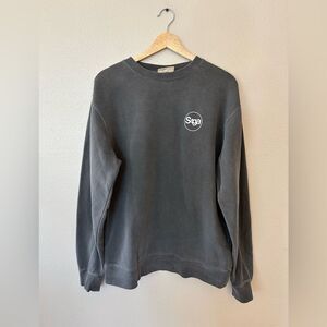 Saga Outerwear Men’s Grey Classic Logo Pullover Sweatshirt Size M